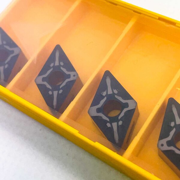 Kennametal DNMG150608MV Indexable Inserts, 5 pieces – ANSI/ISO Turning Inserts, Cutting Material KCP25C, Part No. 7036163