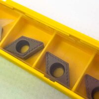 Kennametal DCMT11T308UF KCP10B – Set of 5 indexable turning inserts (ISO/DCMT), carbide with KCP10B coating, universally applicable