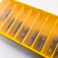Kennametal A4G0405M04U08GMN Wendeschneidplatten (A4 Grooving Insert), 10er-Pack, KCU10B Hartmetall