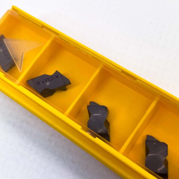Kennametal Indexable Inserts 5-Piece Set NG2M100RK (KCU10) – Top-Notch Nut & Grooving Insert, Part No. 4175867
