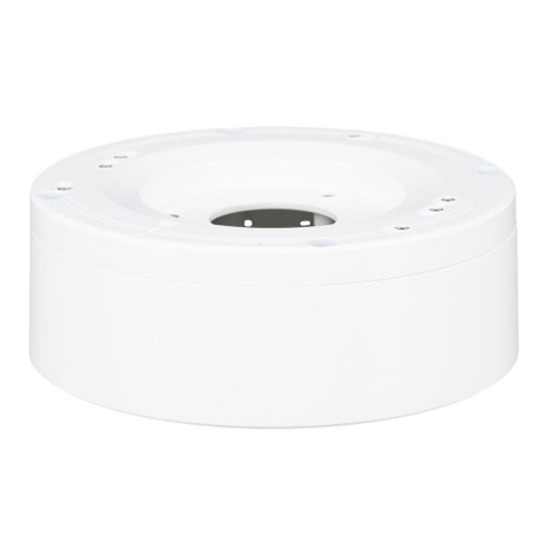 Hanwha SBV-A14B Backbox-Montageadapter, weiße Ausführung, kompakt und stabil