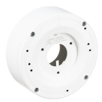 Hanwha SBV-A14B Backbox-Montageadapter, weiße Ausführung, kompakt und stabil