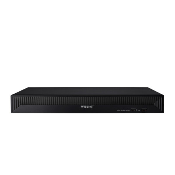 Hanwha WiseNet QRN-1630S NVR, 16-Kanal Netzwerk-Videorekorder mit 8MP-Aufzeichnung und leistungsstarker Überwachungsperformance
