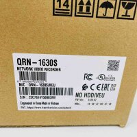 Hanwha WiseNet QRN-1630S NVR, 16-Kanal Netzwerk-Videorekorder mit 8MP-Aufzeichnung und leistungsstarker Überwachungsperformance