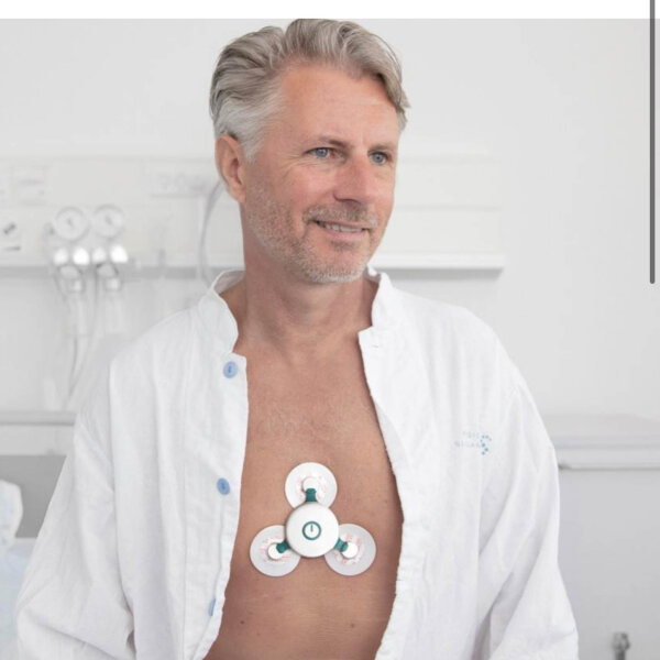 Cortrium C3W – portable Holter monitor for precise long-term ECG recordings, comfortable & reliable