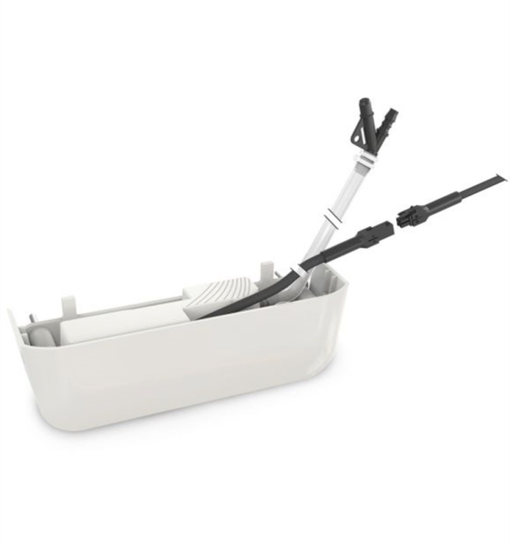 Sauermann Omega Pack 2 condensate pump (under-the-unit) for wall-mounted air conditioners, wall mounting, compact under-unit pump