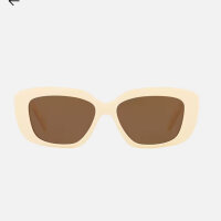 Celine CL40216U Sunglasses – beige frame, brown lenses, timeless design