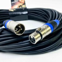 Pro Snake 418730 (TPM CC) Micro Cable 20.0 m, deep blue – slim, flexible microphone cable