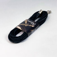 Thomann SM10BK, 10 m, 3-pole microphone cable, shielded, robust black cable