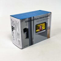 TMEZON 4-Wire Video Door Intercom with Camera, 7" Wired Monitor, Night Vision, Two-Way Audio, Monitor Unlock, 16 Ringtones