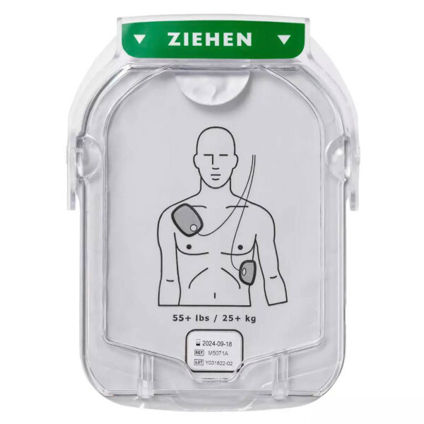Philips HeartStart HS1 SMART-Pads für Erwachsene – Ersatz-Defibrillator-Elektroden, MHD 11/2027