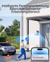 TMEZON IP-Video-Türsprechanlage (2-Draht) 1080p, 7 Touchscreen, Personenerkennung, App/RFID-Entriegelung, Aufnahme & Wiedergabe, für Einfamilienhaus