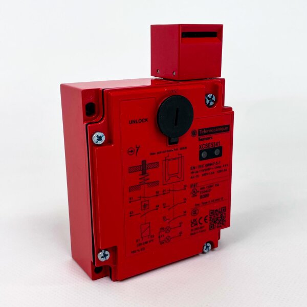 Telemecanique Sensors XCSE5341 (XCS-E) Sicherheits-Magnetverriegelungsschalter, Entriegelung über 240 V AC