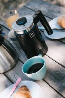 Melitta 1014-02 Cremio – elektrischer Milchaufschäumer, kompakt, schwarz, für cremigen Milchschaum