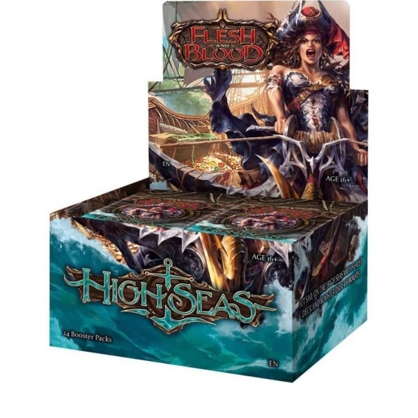 Flesh and Blood, High Seas – Booster-Display (englisch), 24 Boosterpacks, Erweiterung für Sammelkartenspiel