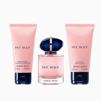Giorgio Armani My Way Eau de Parfum Geschenkset – EdP-Duftset mit Hauptflakon und Reisegröße, blumig-frisch, luxuriös verpackt