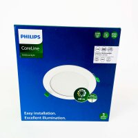 Philips DN145B LED recessed ceiling spotlight, 10W, 3000/4000K, white, energy-saving, versatile
