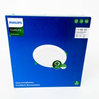 Philips CoreLine Slim Downlight DN145B, LED, 17.5W, 2000/2100lm, 3000/4000K, D205mm, IP20/44, EL-ready, white, textured