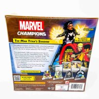 Marvel Champions Shadow of the Mad Titan Card Game, 1-4 players, ages 14+, 9-45 min, black