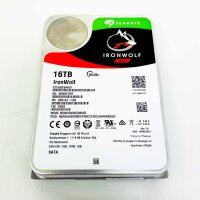 Seagate IronWolf ST16000VN001, 16TB 3,5" NAS HDD, SATA 6Gb/s, 7200rpm, CMR, 256MB Cache, silber, 3 Jahre Rescue Service
