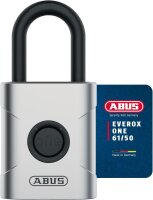ABUS EVEROX One Smartes Vorhängeschloss, 50 mm, schlüsselloses Öffnen, wetterfest, automatische Verriegelung, ideal für Schuppen, Gartentor, Spind