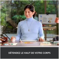 Logitech Lift Vertikale Maus, kabellos, Bluetooth/USB-Empfänger, ergonomisch, leise Klicks, 4 Tasten, kompatibel mit Windows/macOS/iPadOS, weiß