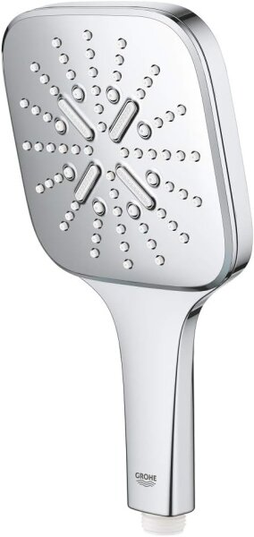 GROHE Rainshower 130 SmartActive Cube Handbrause, 3 Strahlarten, eckig, chrom, Modell 26582000