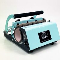 VEVOR Heat Press WBFHPM300Z, Transfer Press, incl. Transfer Paper, Gloves & Adhesive Tape, 30x25cm, 1200W