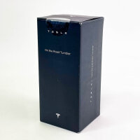 Tesla On the Road Thermobecher, 414 ml, matt schwarz, doppelwandig, auslaufsicher, isoliert, für heiße & kalte Getränke