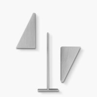 Tesla Salz- und Pfefferstreuer Set, Edelstahl, Silber, modernes Design, langlebig, leicht nachfüllbar