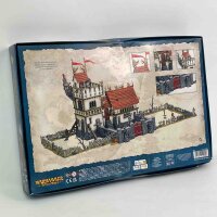 Games Workshop Warhammer The Old World Fortified Manor Empire, Landschaftsset, weiß/grau/braun, Modell 05-12, detailreiches Geländebauset