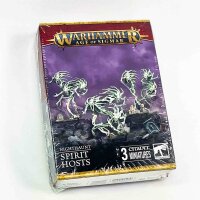 Games Workshop Warhammer Age of Sigmar Nighthaunt Spirit Hosts Set, 3 Geister-Miniaturen, 93-08, unbemalt, Kunststoff-Bausatz