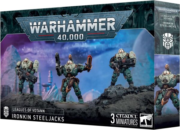 Games Workshop Warhammer 40,000 Leagues of Votann Ironkin Steeljacks 3 Miniatures 69-23, Multi-part Kit