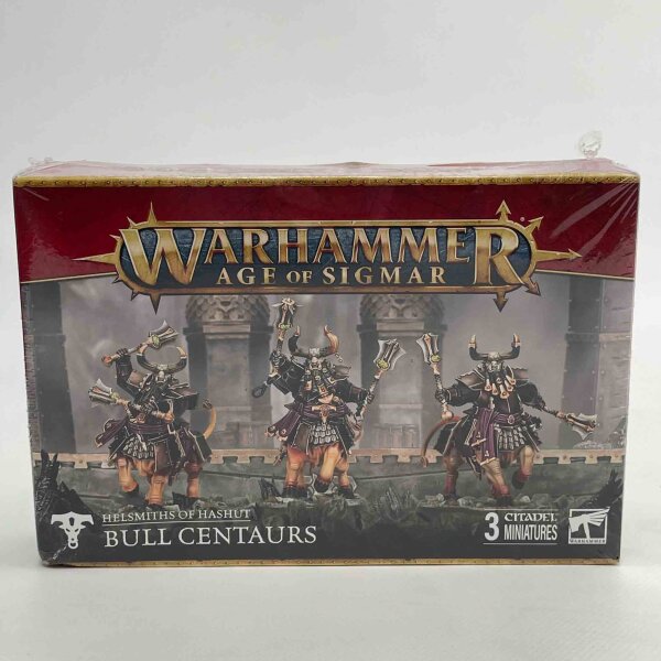 Games Workshop Warhammer Age of Sigmar 82-03, Helsmiths of Hashut Bull Centaurs, 3 Miniaturen, mehrteiliger Bausatz
