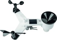 dnt WeatherScreen PRO DNT000008, WLAN-Wetterstation mit Datenlogger, App-Steuerung, Raumklima-Überwachung, Schwarz/Weiß