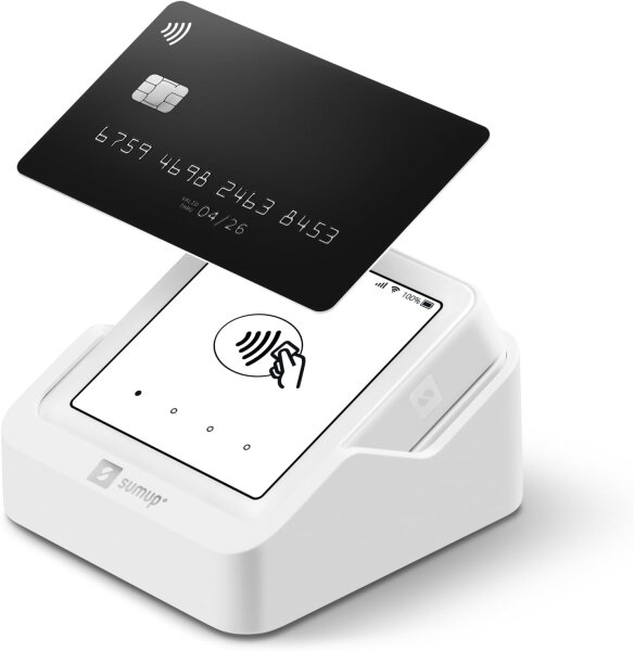 SumUp Solo 800605502 Kartenterminal, mobil, WLAN & SIM, Touchscreen, kontaktlos, Apple/Google Pay, EC/Kreditkarten, keine Grundgebühr