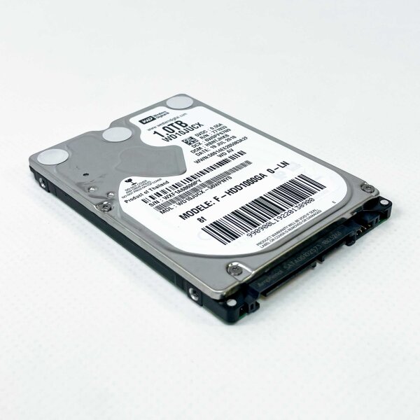 Western Digital 1 TB internal hard drive WD10JUCX (F-HDD1000GA), 5 V DC 0.55 A