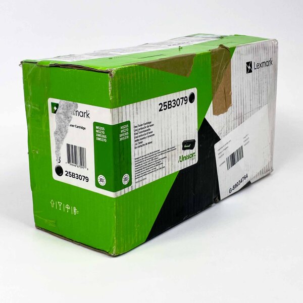 Lexmark 25B3079 toner cartridge, black, high page yield, long-lasting and reliable, compatible with Lexmark laser printers
