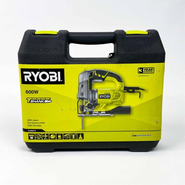 Ryobi RJS850-K Jigsaw, 600 W (mains operated) – incl. 1 jigsaw blade