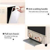 Silver Crest Mini Oven 15L, 750W, 60 Min Timer, 230V, Compact Appliance for Baking & Grilling