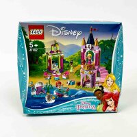 LEGO 6250996 / 41162 Disney Princess Royal Celebration Playset, Ariel, Aurora & Tiana, 3 Mini Dolls, Multicolor