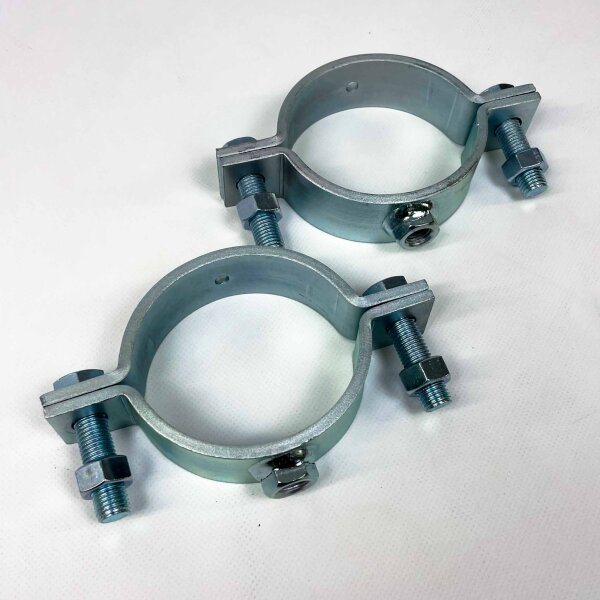 Fischer FFSC 114.3 fixed point clamp, set of 2, for Ø114.3 mm pipes, item 567732