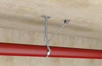 Fischer FFSC 114,3 Festpunktschelle 2er-Set für Ø114,3 mm Rohre, Artikel 567732