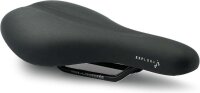 Selle Royal Explora Junior Fahrradsattel, schwarz, für 16-20 Zoll Kinderfahrräder, ergonomisch, komfortabel, stoßdämpfend