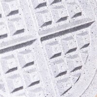 Cecotec Waffeleisen Fun Gofrestone Sphere - Antihaftbeschichtung RockStone,Kreisförmiges Design, 180 ° Drehung zur Optimierung der Nutzung, 1000 W.