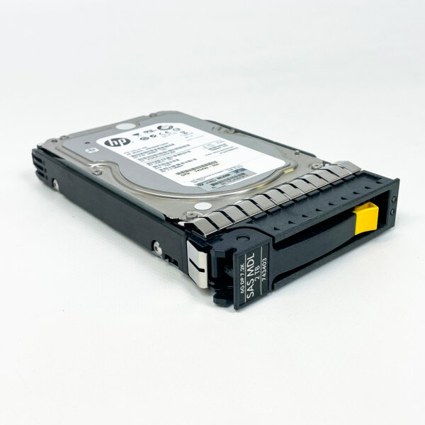 HP MB2000FCWDF 2TB SAS hard drive, 7.2K RPM, 6Gb/s, Dual Port, refurbished, model 819R6L4, 743403