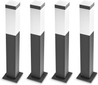 SSC-LUXon DRADO path light, set of 4, anthracite, E14...