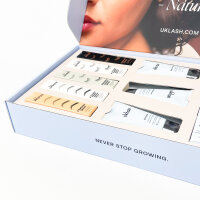 UKLASH Beauty Set, 5 UKHAIR, 2 UKLIPS, 3 UKLASH, 2 UKBROWN, Eyelash & Brow Care, Hair Serum, Lip Care