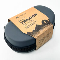 VOLVEN Pro Traxion S Mini-Steigeisen 36-38, 485g, schwarz, rutschfest, kompakt, für Winterwanderungen