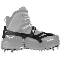 VOLVEN Pro Traxion S Mini-Steigeisen 36-38, 485g, schwarz, rutschfest, kompakt, für Winterwanderungen